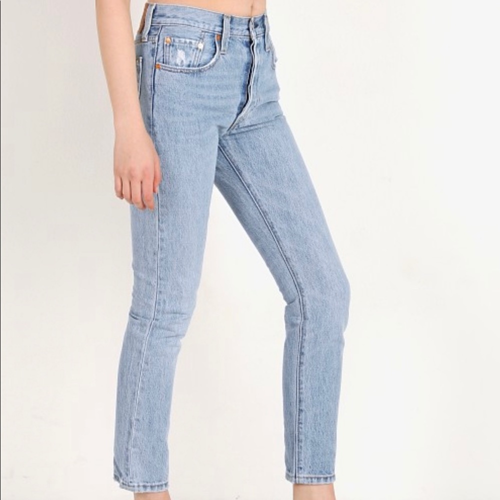 Levi’s 501 skinny straight leg jean “love fool”